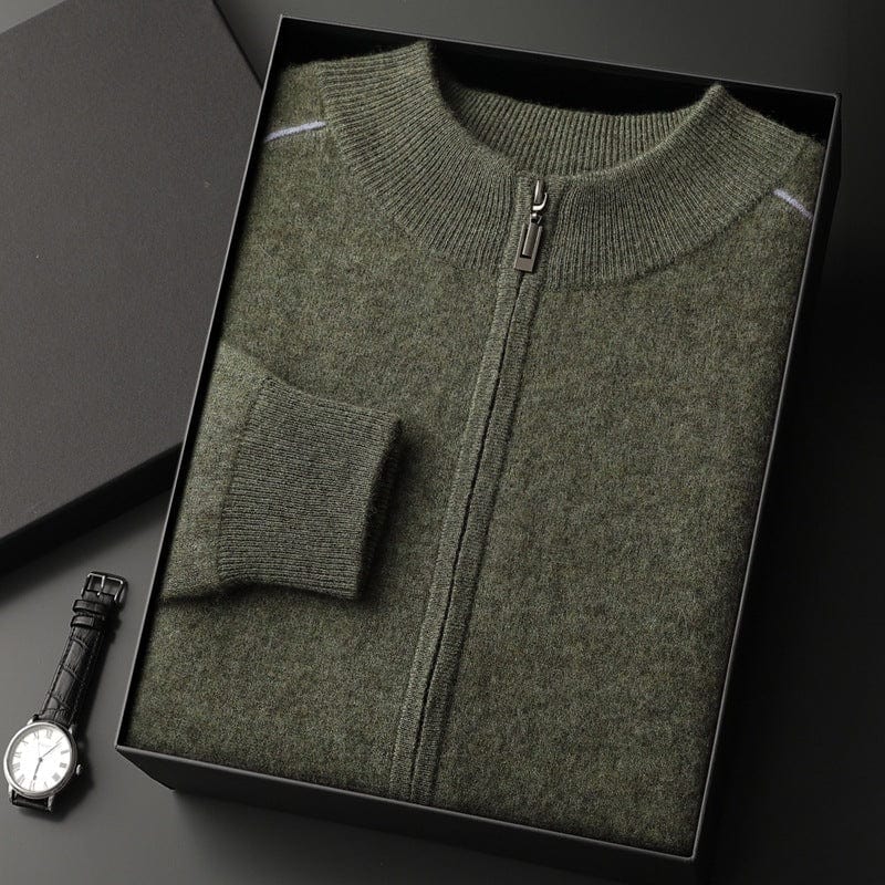 Winter Double-Sided Zip-Up Jumper