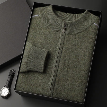 Winter Double-Sided Zip-Up Jumper