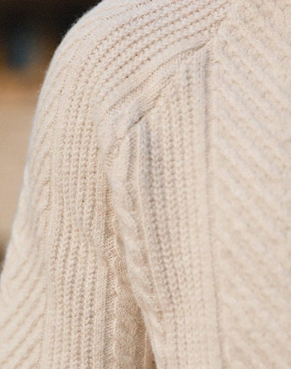 Zoe - Old Money Knitted Polo Jumper Men