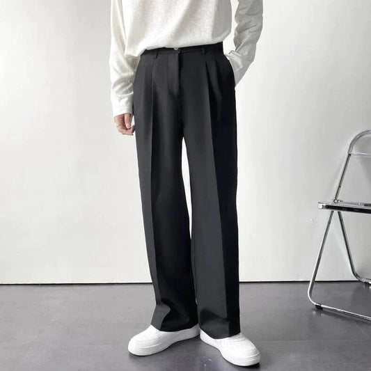 Ali - Old Money Wide-Leg Pants Men