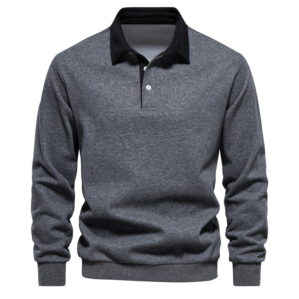 Old Money Polo Shirt Contrast Collar
