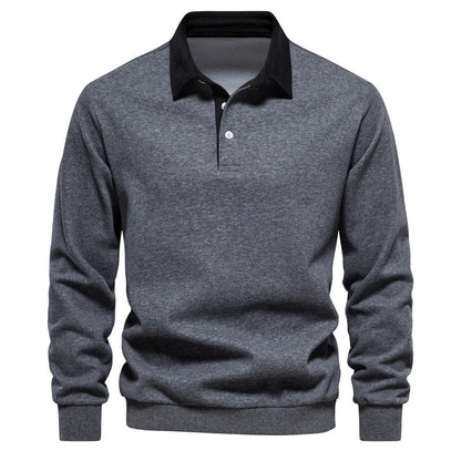 Old Money Polo Shirt Contrast Collar