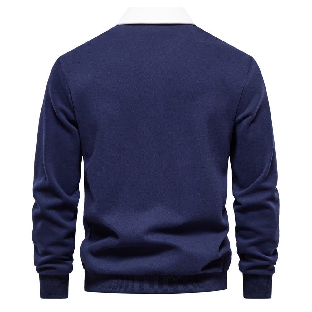 Old Money Polo Shirt Contrast Collar
