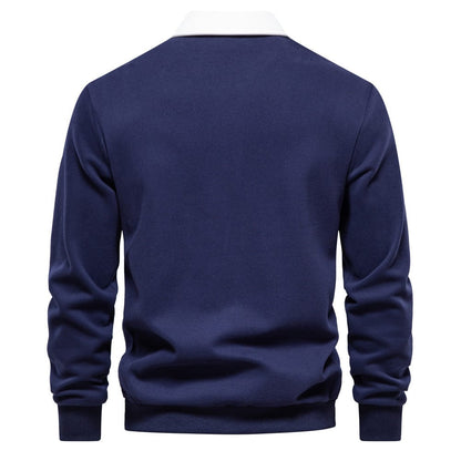 Old Money Polo Shirt Contrast Collar