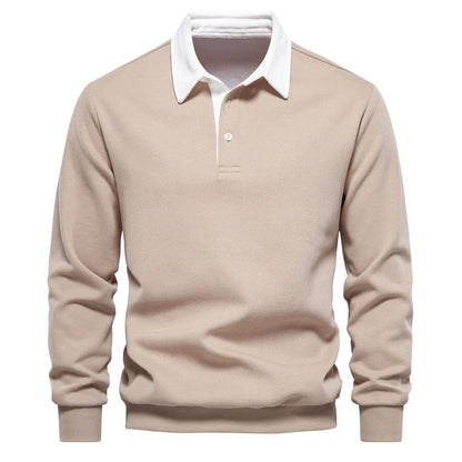 Old Money Polo Shirt Contrast Collar