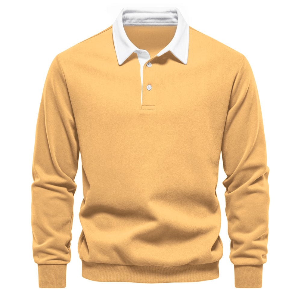 Old Money Polo Shirt Contrast Collar