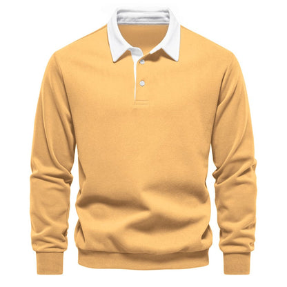 Old Money Polo Shirt Contrast Collar