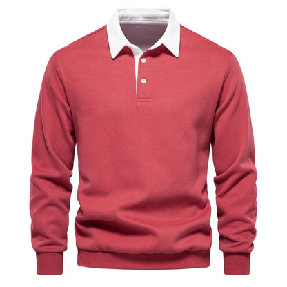 Old Money Polo Shirt Contrast Collar