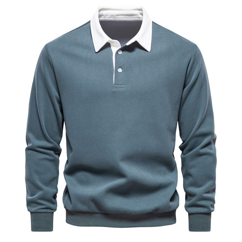 Old Money Polo Shirt Contrast Collar
