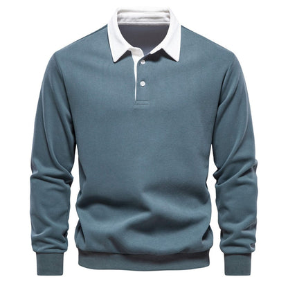 Old Money Polo Shirt Contrast Collar