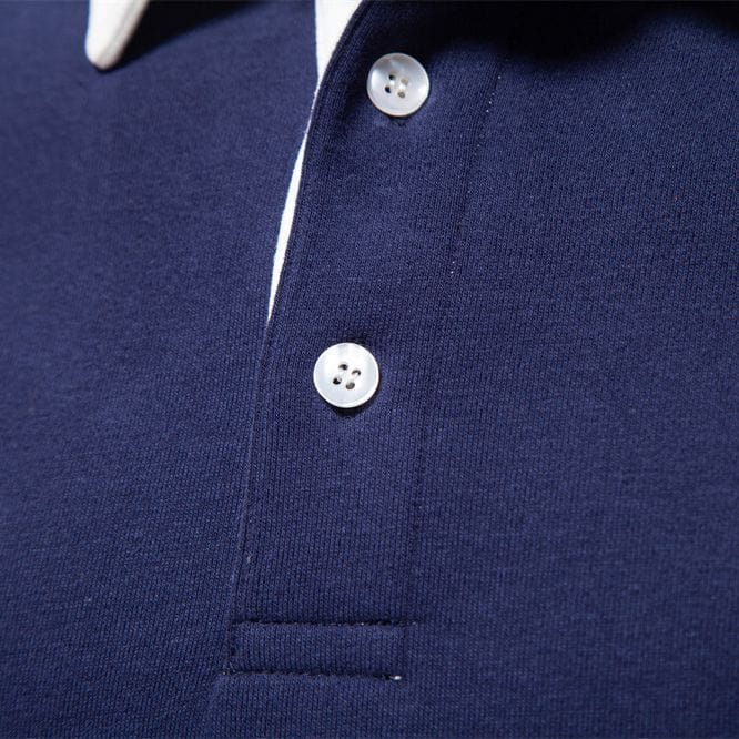 Old Money Polo Shirt Contrast Collar