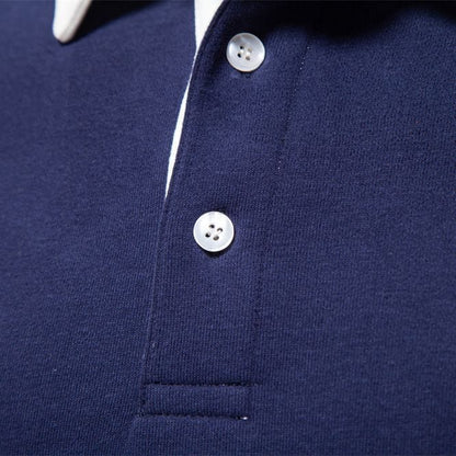 Old Money Polo Shirt Contrast Collar