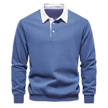 Old Money Polo Shirt Contrast Collar