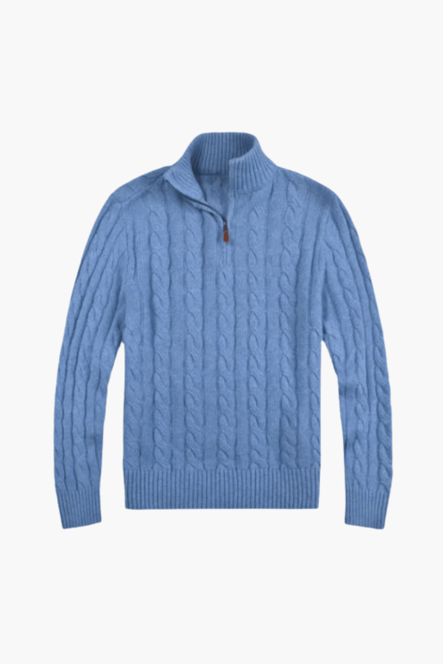 Santoni - Half Zip Cable Knit Jumper Men