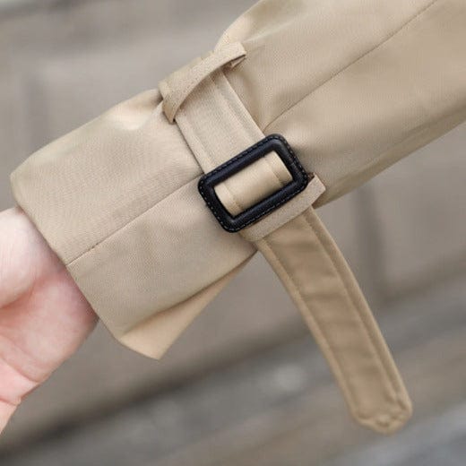 Tobias - Long Buttoned Trench Coat Men