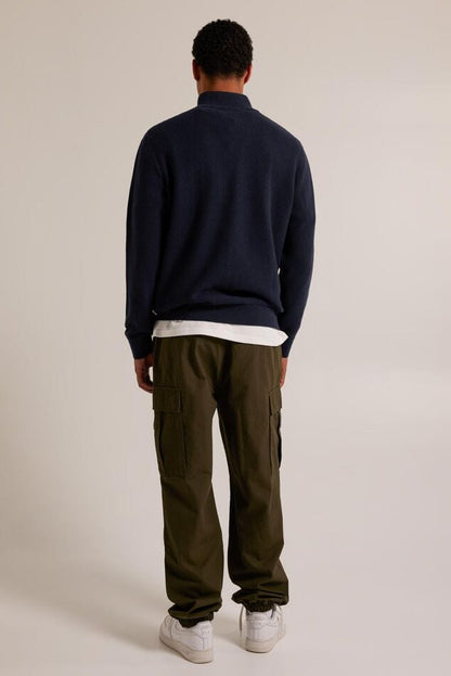 Yasir - Classic Zip-Up Knit Pullover