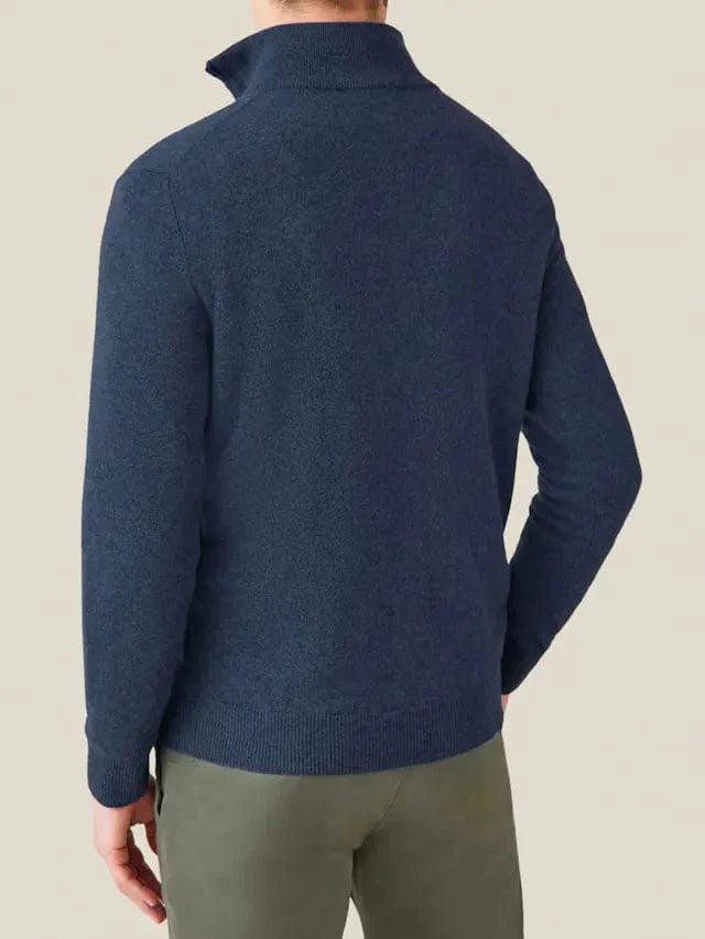 Anthony - Classic Half-Zip Knit Winter Jumper