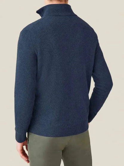 Anthony - Classic Half-Zip Knit Winter Jumper
