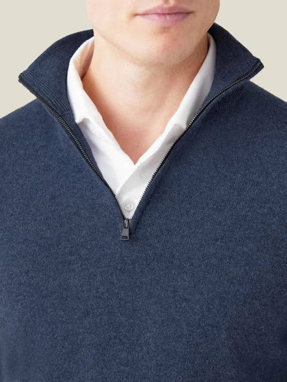 Anthony - Classic Half-Zip Knit Winter Jumper