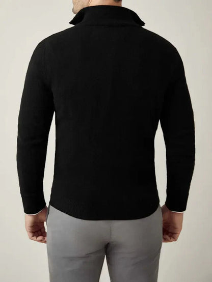 Anthony - Classic Half-Zip Knit Winter Jumper