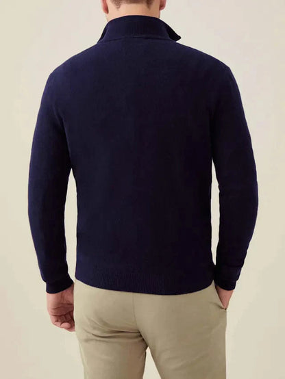 Anthony - Classic Half-Zip Knit Winter Jumper