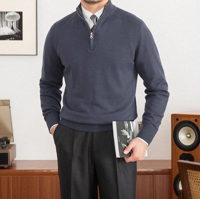 Harry - Old Money Zip Up Jumper