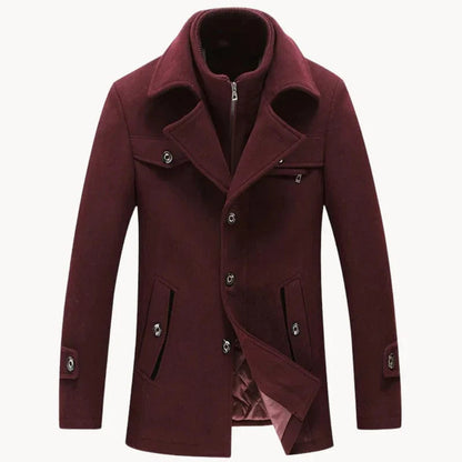 Classic Winter Tailored Coat for Men