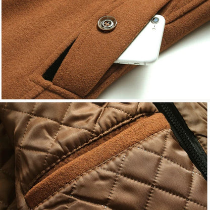 Classic Winter Tailored Coat for Men