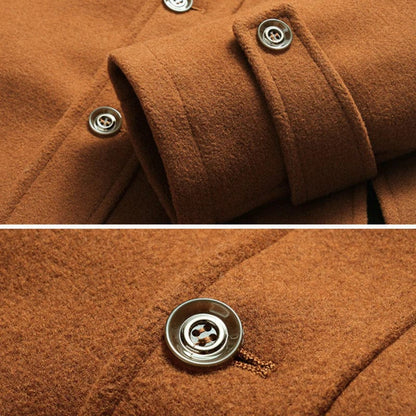Classic Winter Tailored Coat for Men