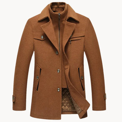 Classic Winter Tailored Coat for Men