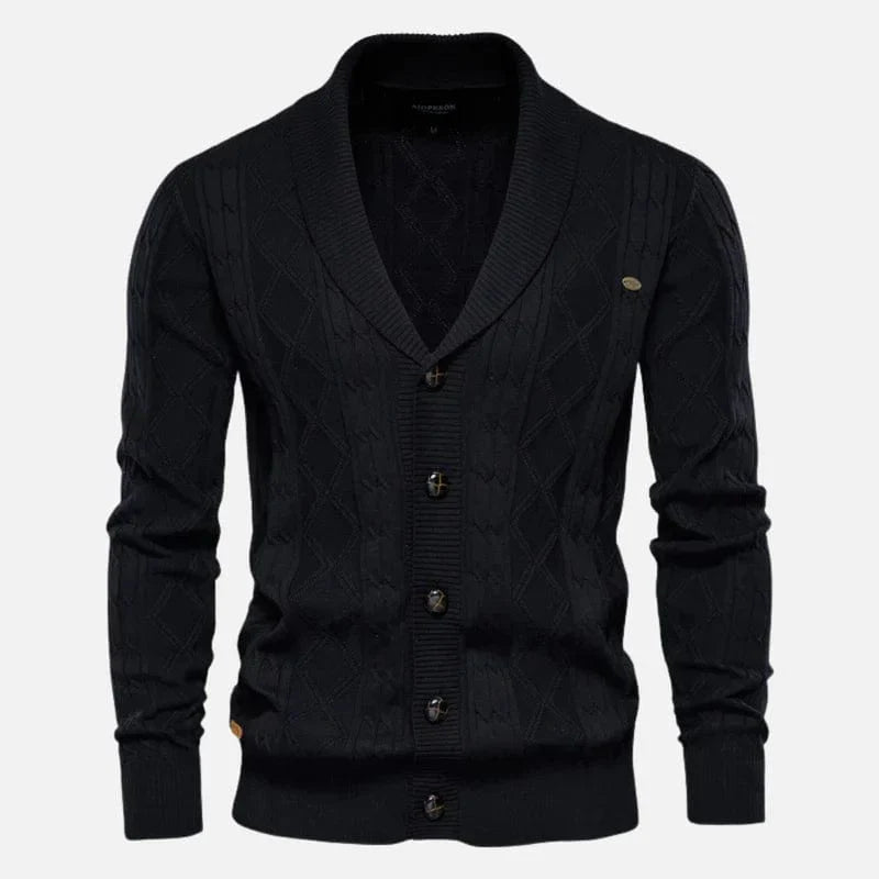 Men’s Smart Casual Cable Knit Cardigan