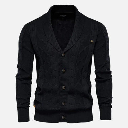Men’s Smart Casual Cable Knit Cardigan