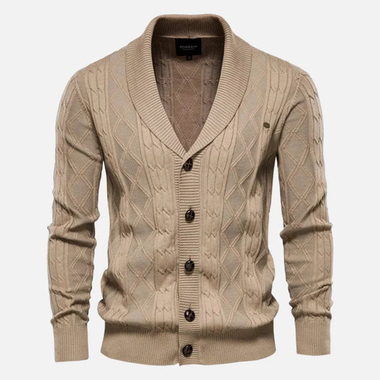 Men’s Smart Casual Cable Knit Cardigan