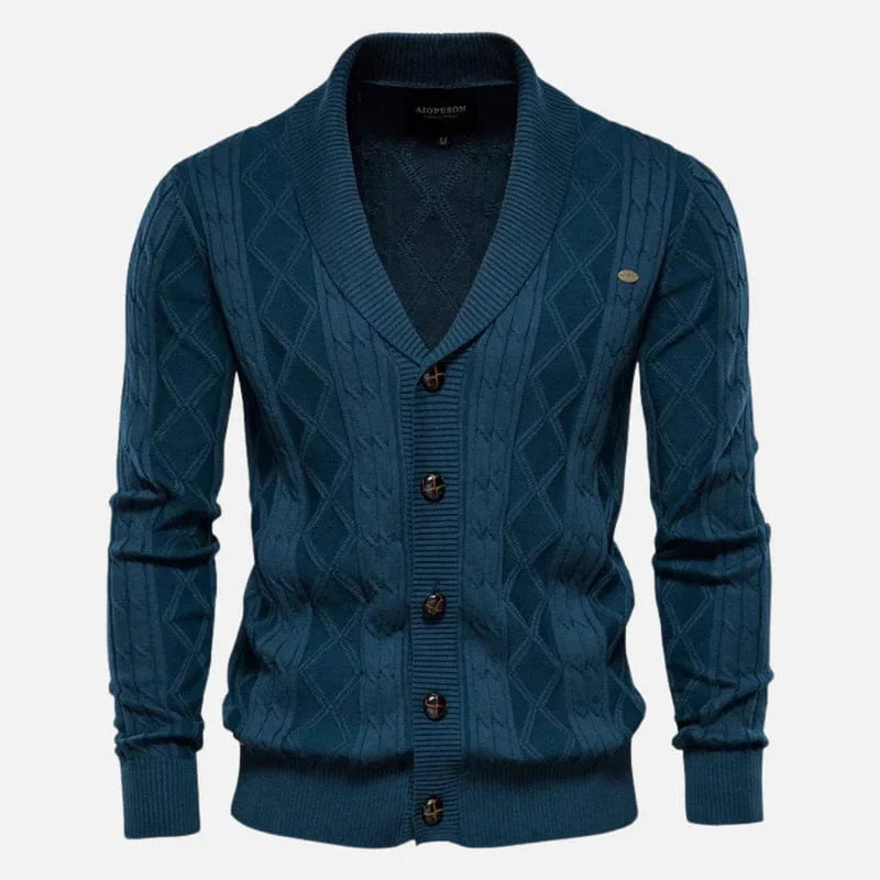 Men’s Smart Casual Cable Knit Cardigan
