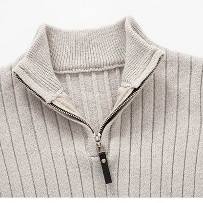 Men’s Quarter-Zip Winter Jumper Men