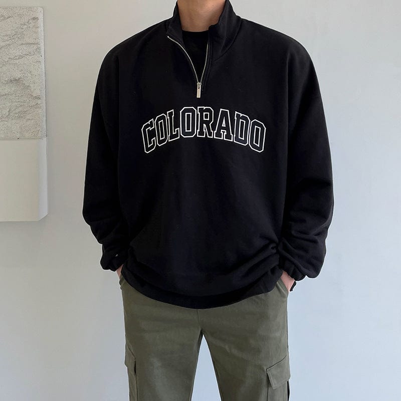 Alistair - Oversized Fit Half-Zip Jumper