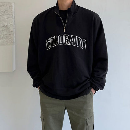 Alistair - Oversized Fit Half-Zip Jumper