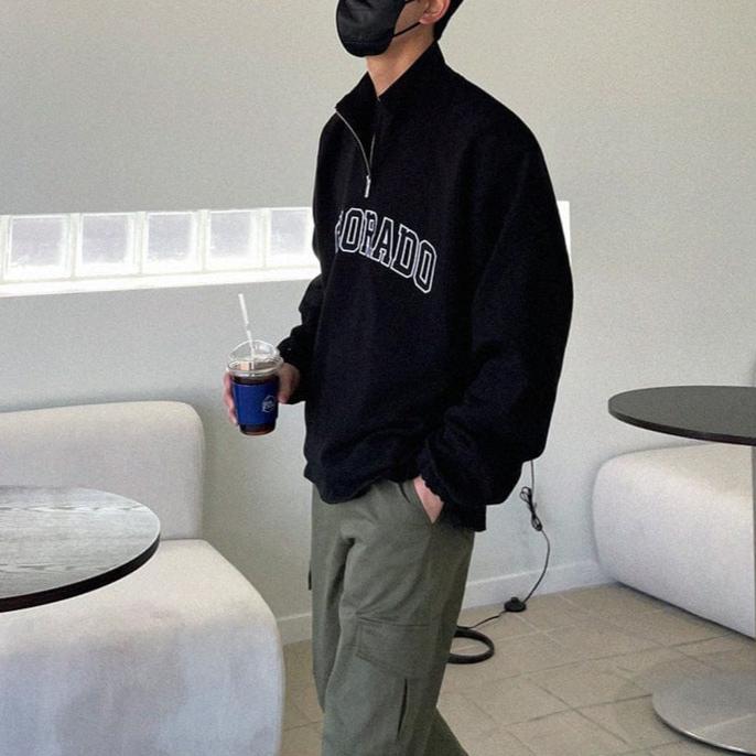 Alistair - Oversized Fit Half-Zip Jumper