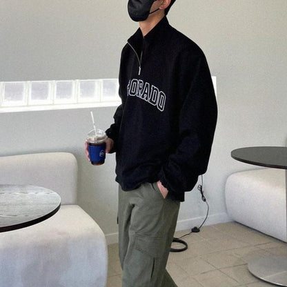 Alistair - Oversized Fit Half-Zip Jumper
