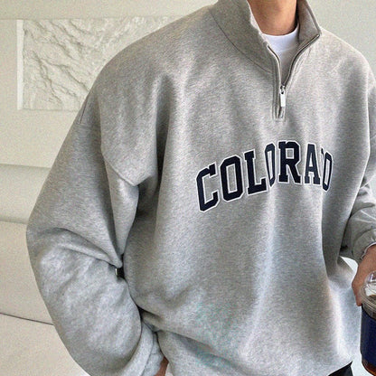 Alistair - Oversized Fit Half-Zip Jumper