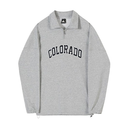 Alistair - Oversized Fit Half-Zip Jumper