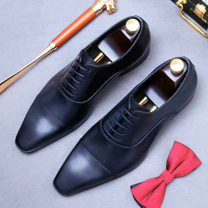 Thaddeus - Elegant Men’s PU Leather Shoes
