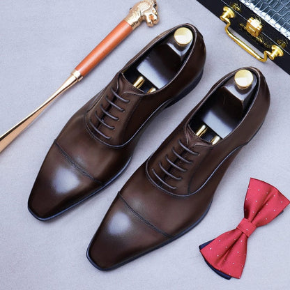 Thaddeus - Elegant Men’s PU Leather Shoes