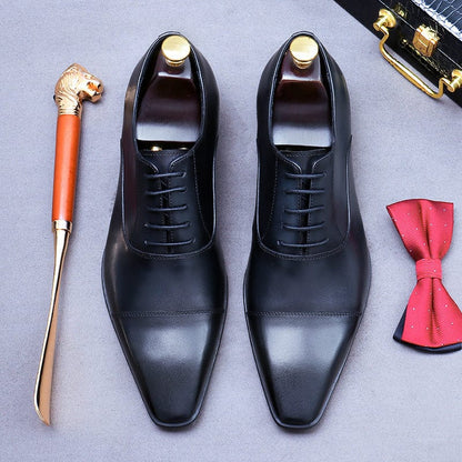 Thaddeus - Elegant Men’s PU Leather Shoes