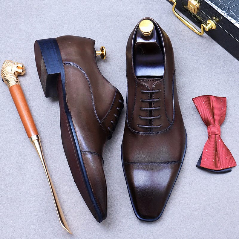 Thaddeus - Elegant Men’s PU Leather Shoes