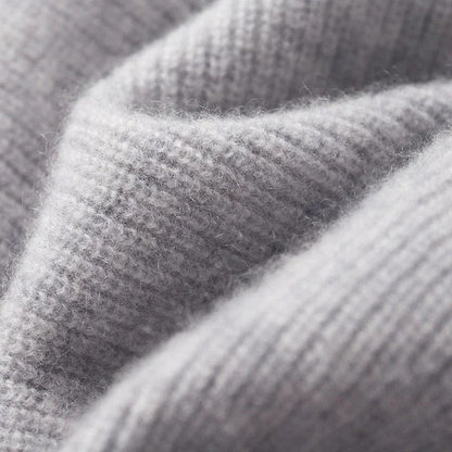 Terrence - Zip-Up Hooded Knit Jumper