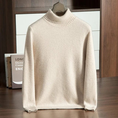Tim - Old Money Roll Neck Jumper