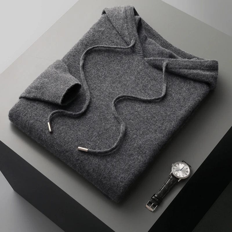 Felix - Soft Knit Fabric Winter Hooded Jumper