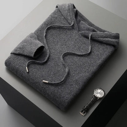 Felix - Soft Knit Fabric Winter Hooded Jumper