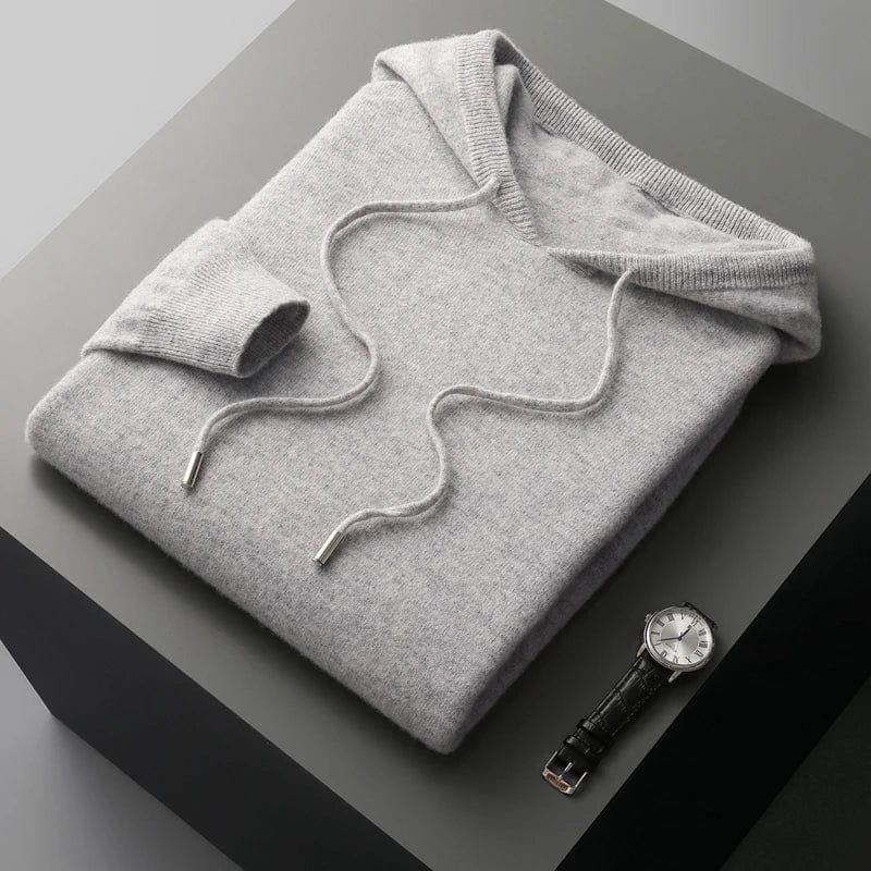 Felix - Soft Knit Fabric Winter Hooded Jumper